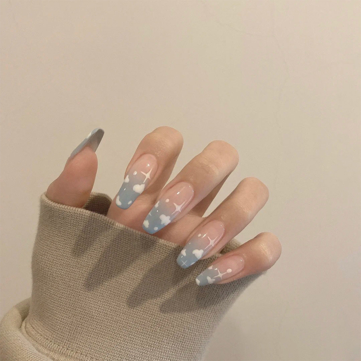 Wearing Nails Finished  False Nails-5
